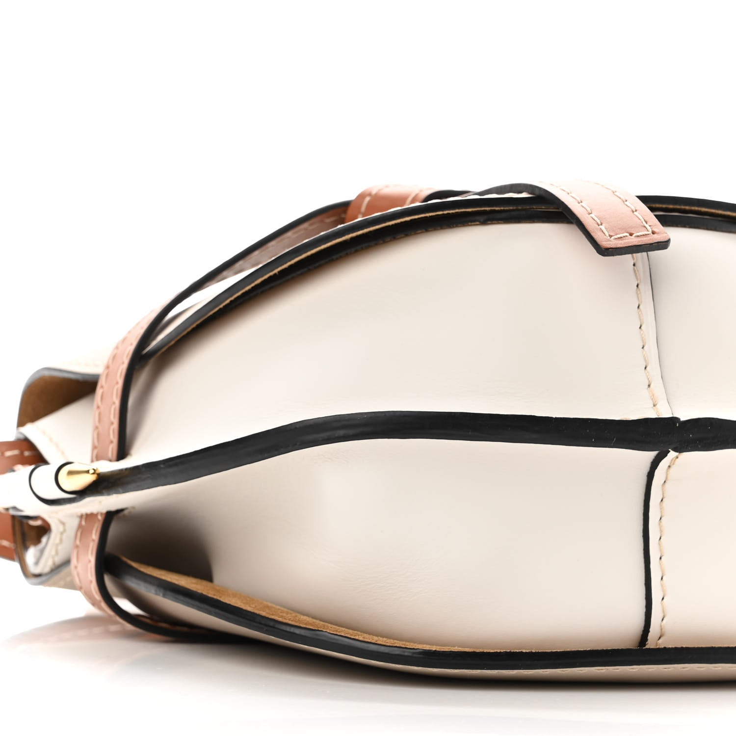 Loewe Calfskin Small Gate Crossbody Bag Ghost Light Ghost 8 of 9
