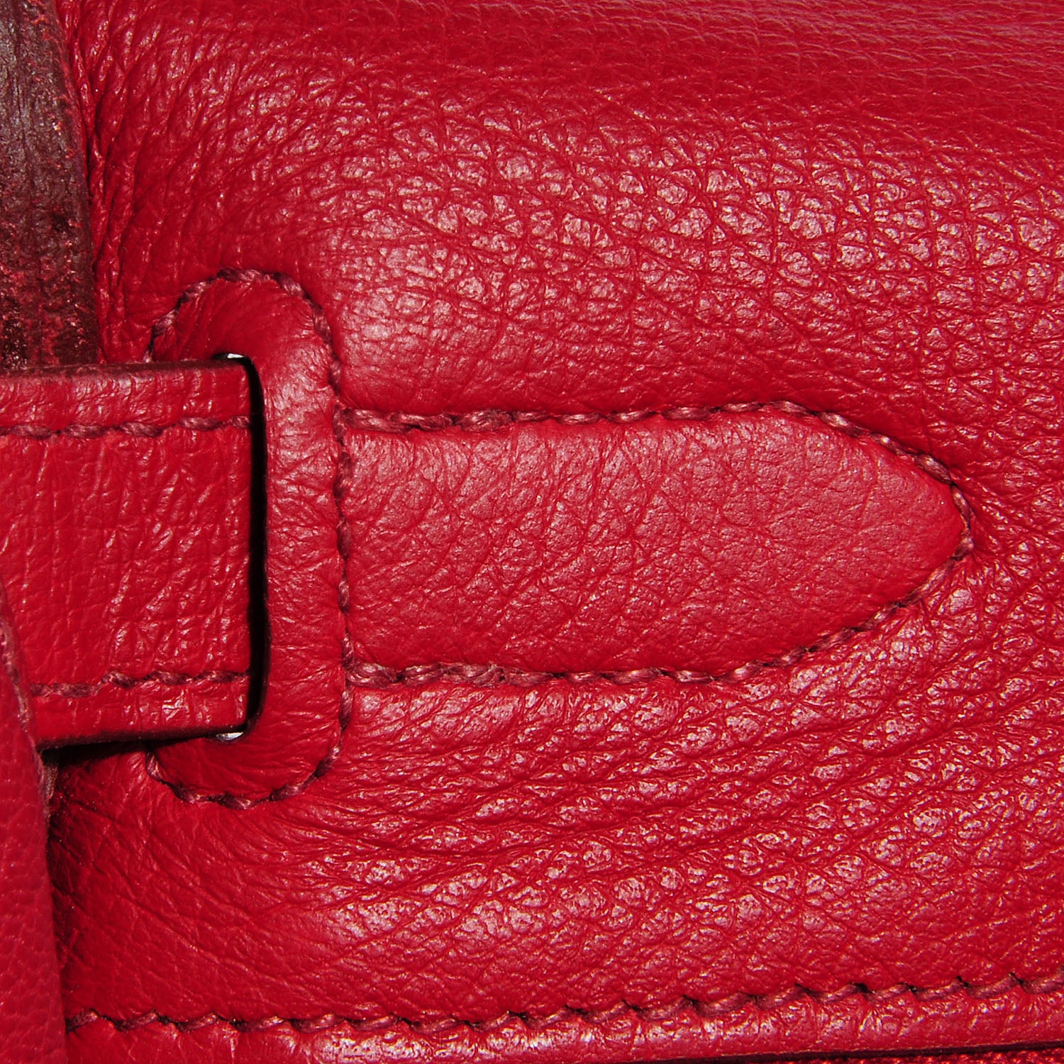 Hermes Taurillon Clemence Kelly Retourne 32 Rouge Garance 13 of 25