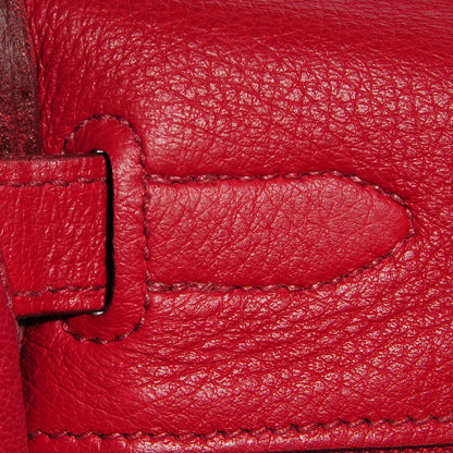 Hermes Taurillon Clemence Kelly Retourne 32 Rouge Garance 13 of 25