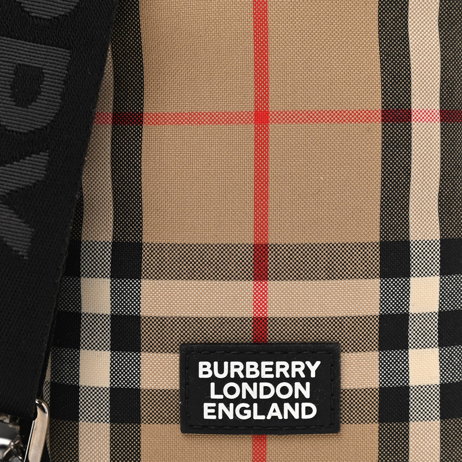 Burberry Nylon Vintage Check Phone Bag Archive Beige 8 of 10