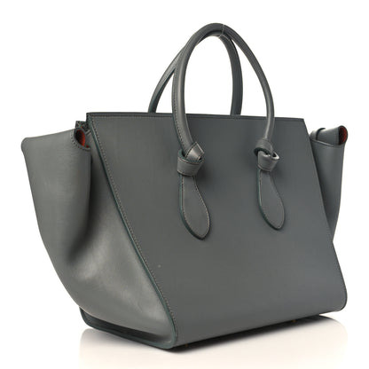 Celine Natural Calfskin Large Tie Knot Tote Grey 4 of 9