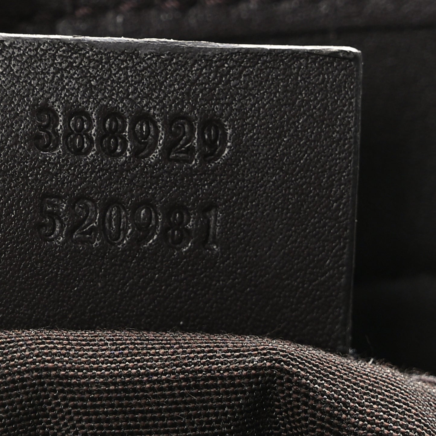 GG Supreme Monogram Medium Joy Tote Dark Brown