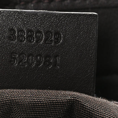 Gucci GG Supreme Monogram Medium Joy Tote Dark Brown 7 of 9