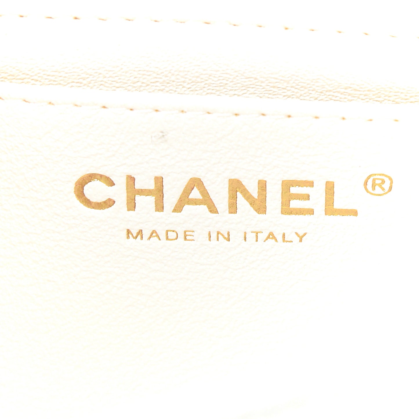 Caviar Quilted Mini Top Handle Rectangular Flap White