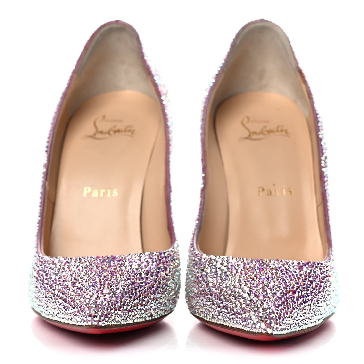 Christian Louboutin Crystal Strass So Kate 100 Pumps 38.5 Pink 2 of 10