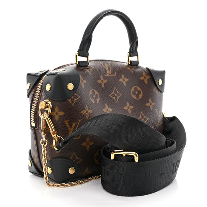 Louis Vuitton Monogram Petite Malle Souple Black 3 of 9