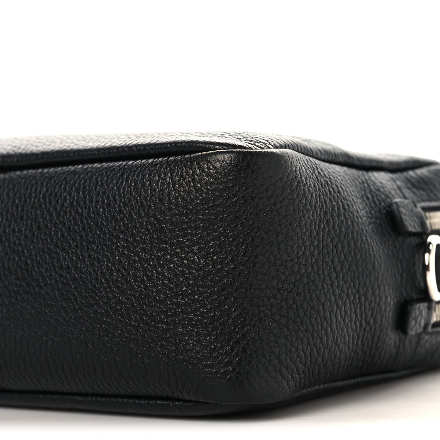 Vitello Daino Soft Camera Crossbody Black