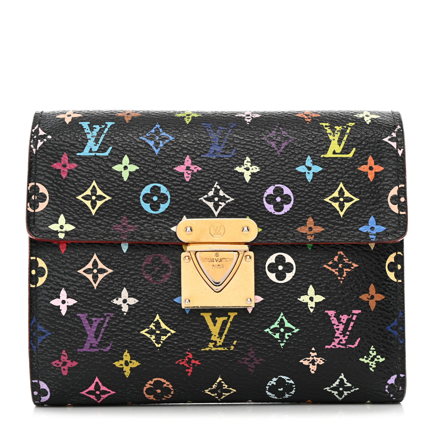 Monogram Multicolor Koala Wallet Black