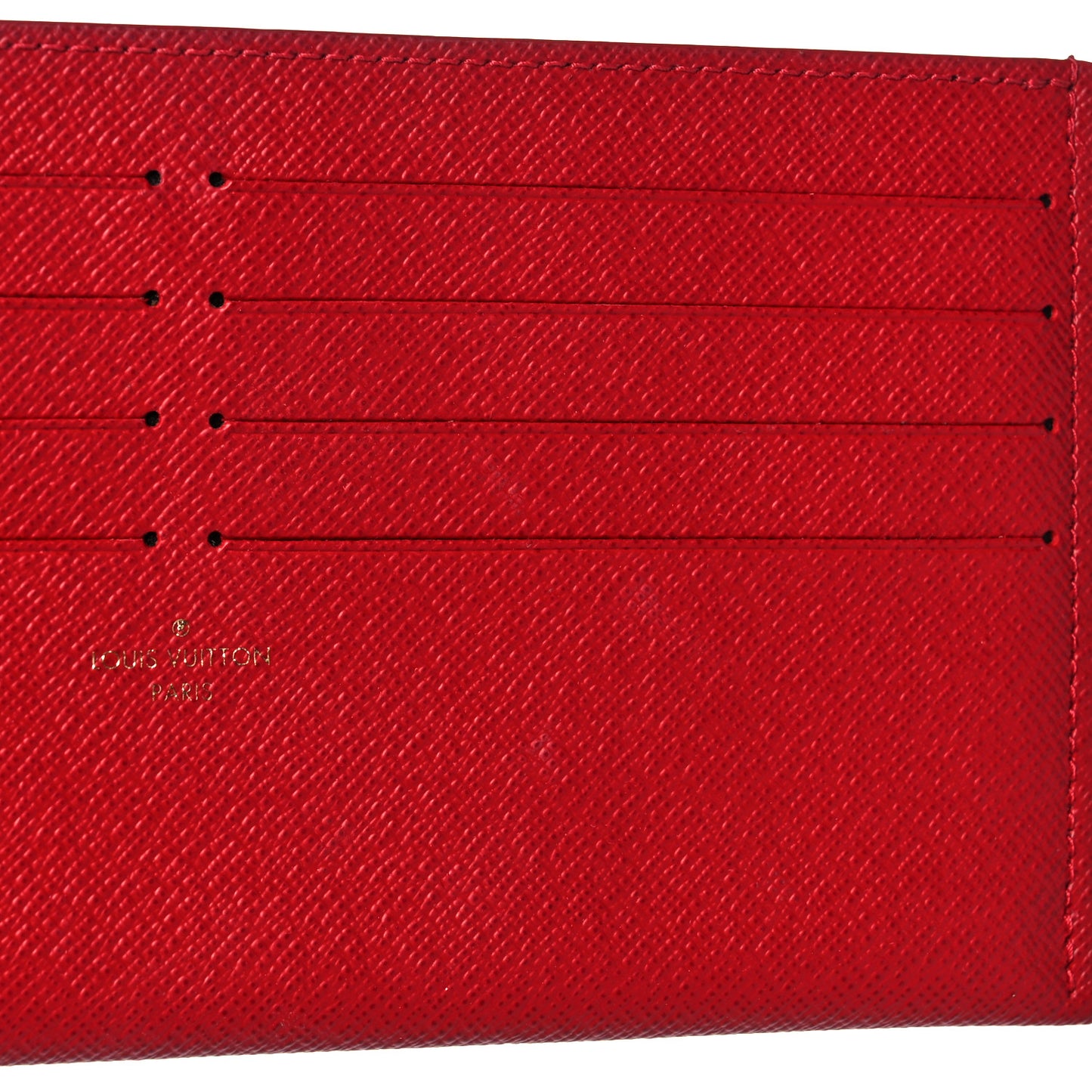 Calfskin Felicie Card Holder Insert Cherry