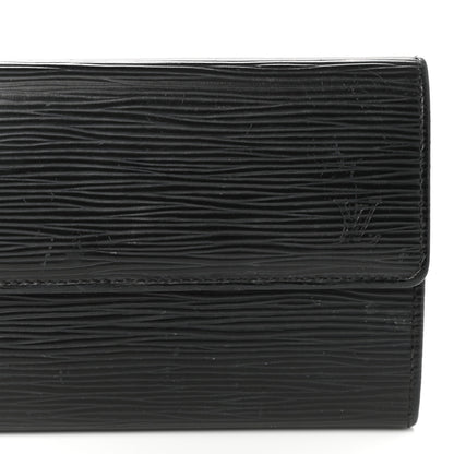Louis Vuitton Epi Sarah Wallet Black 9 of 11