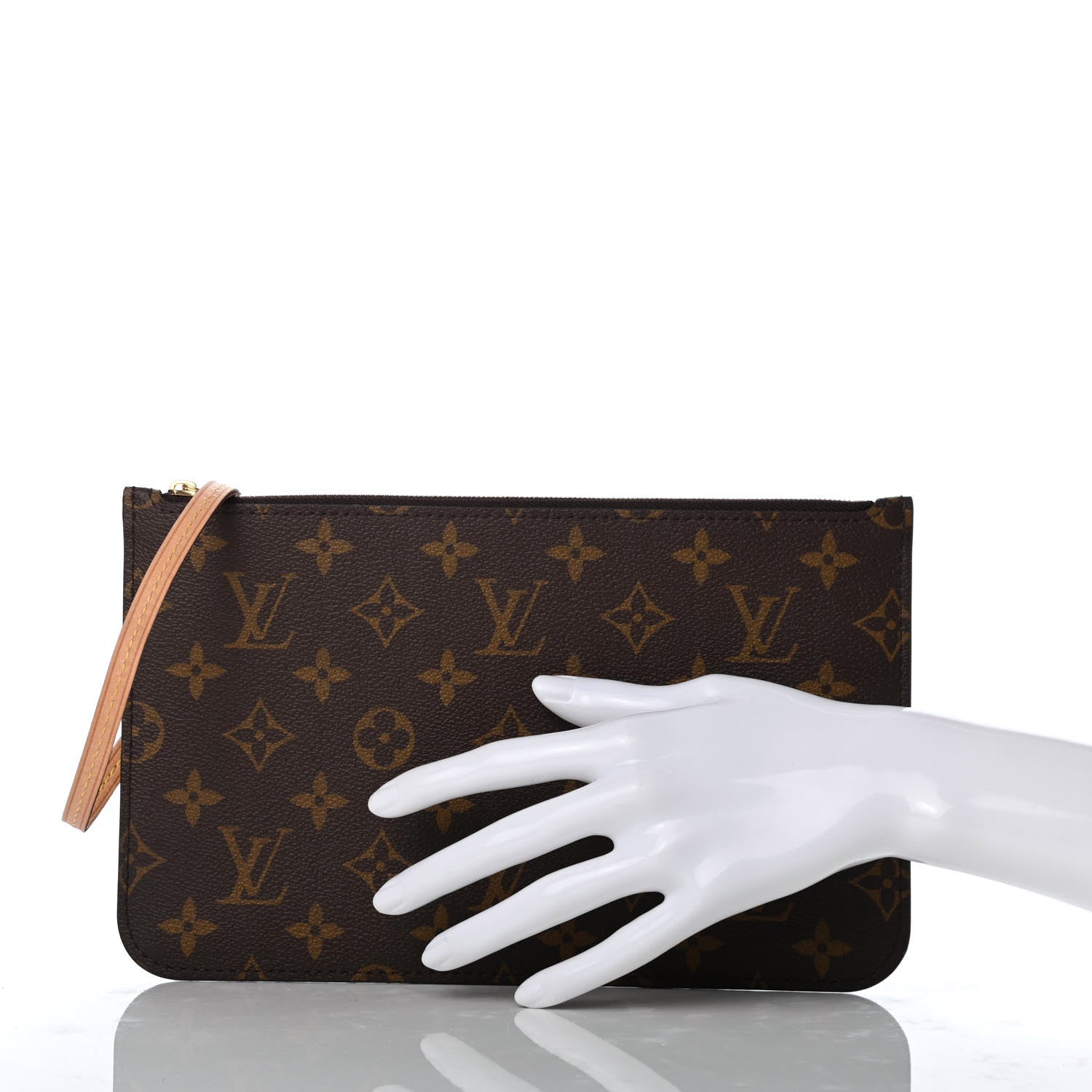 Louis Vuitton Monogram Neverfull MM GM Pochette 2 of 5