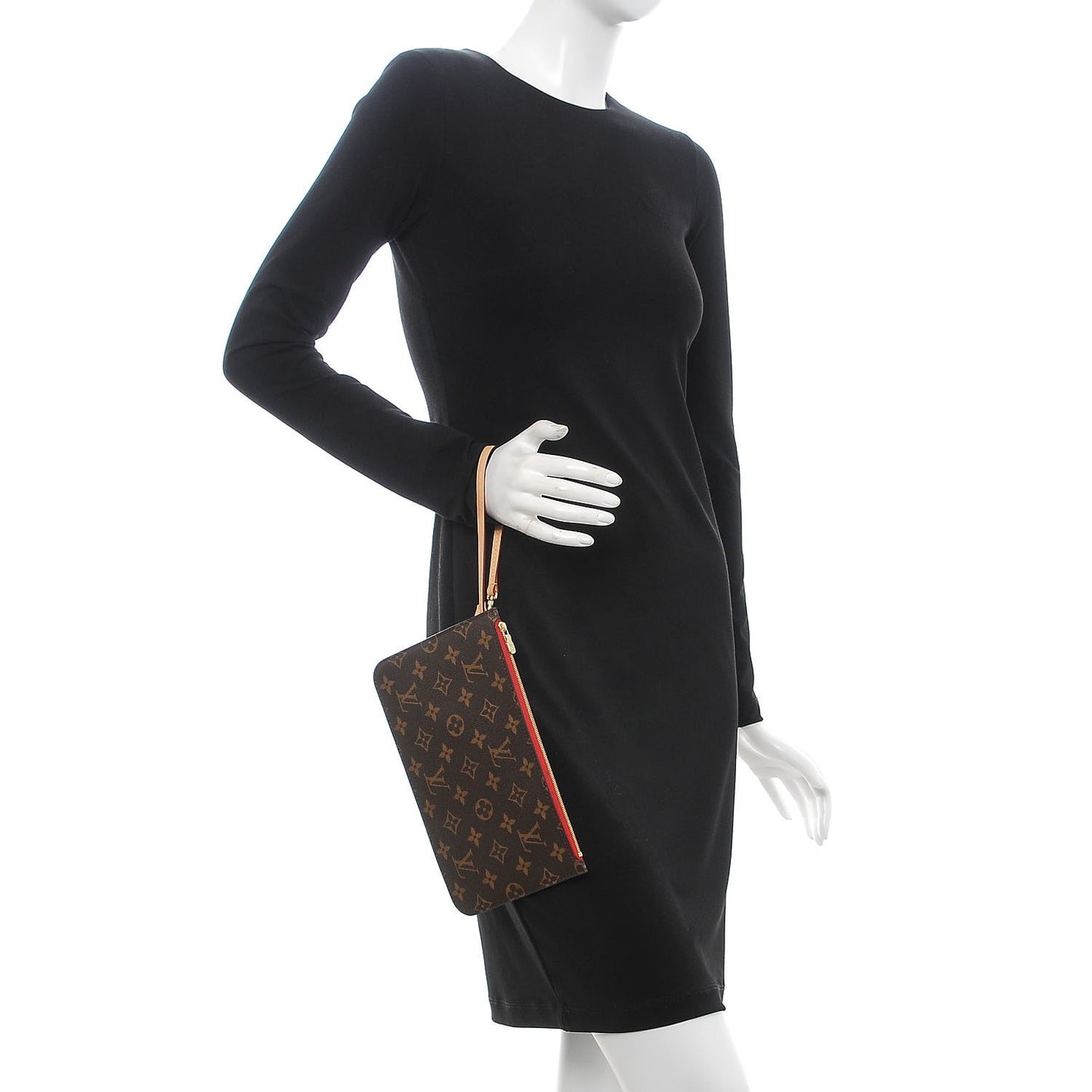 Monogram Neverfull MM GM Pochette Cherry