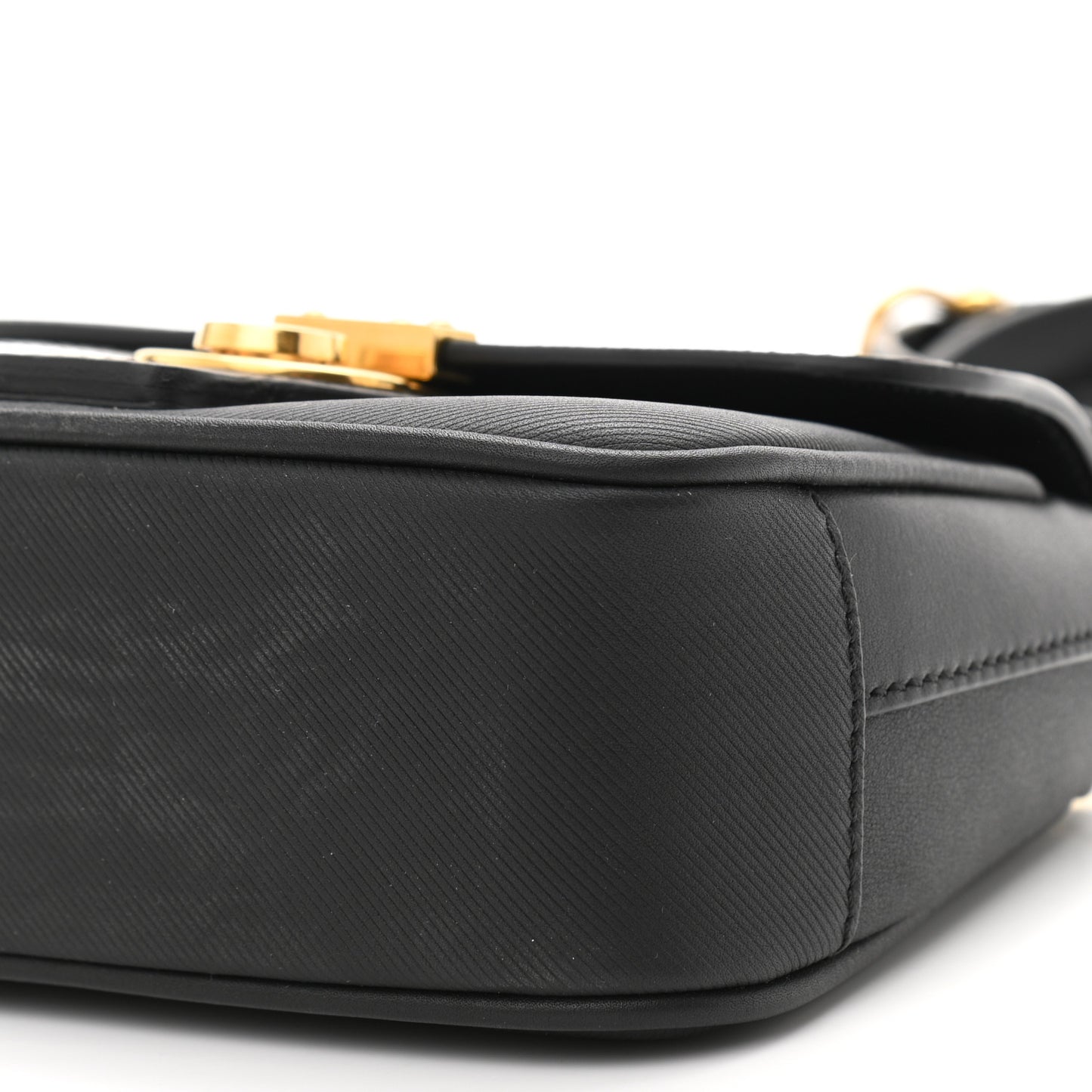 Trench Calfskin Mini DK88 Top Handle Bag Black