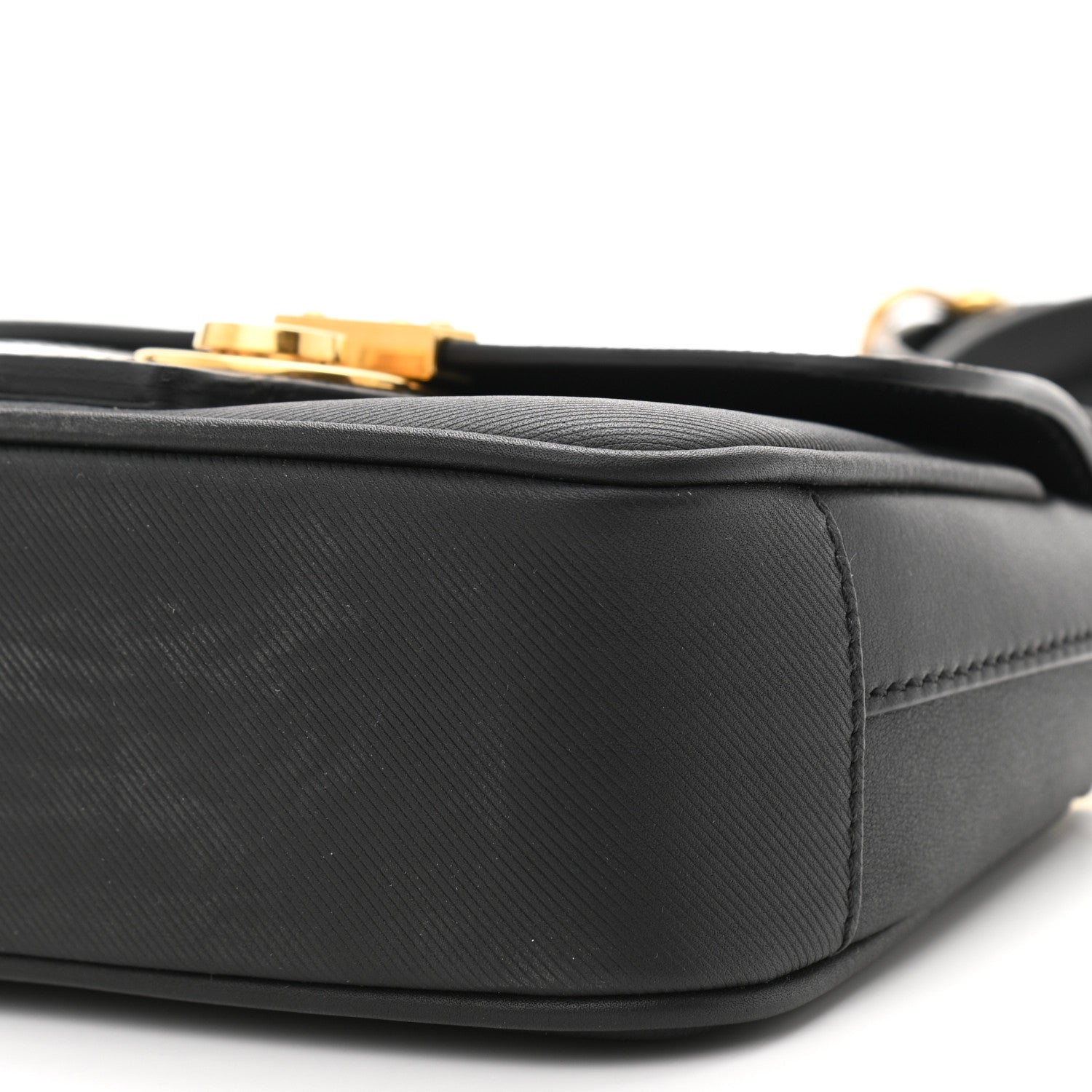 Burberry Trench Calfskin Mini DK88 Top Handle Bag Black 9 of 11