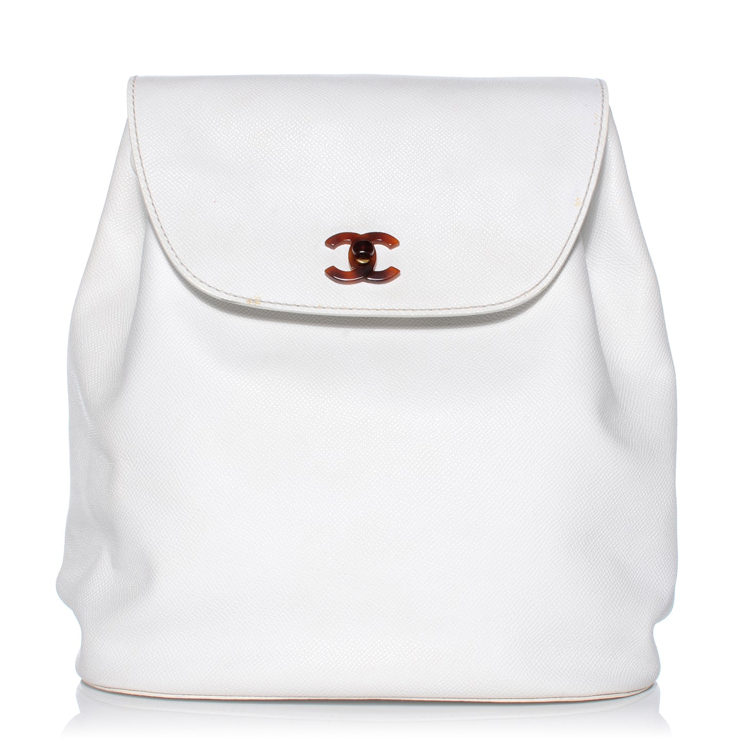Caviar Tortoise CC Backpack White