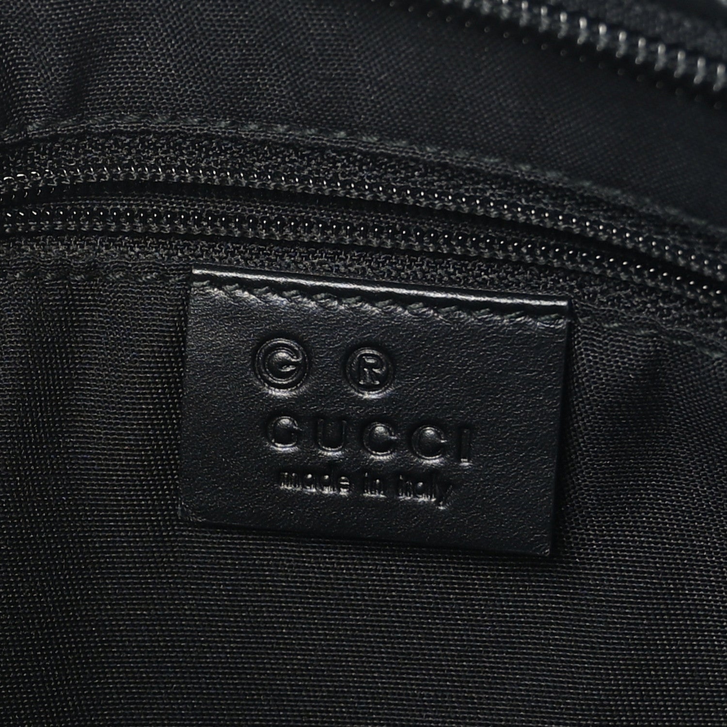 Gucci GG Monogram Web Flat Messenger Bag Black 6 of 9