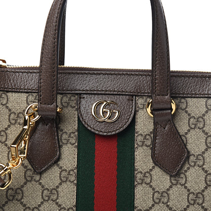Gucci GG Supreme Monogram Small Ophidia Tote Bag Brown 9 of 9