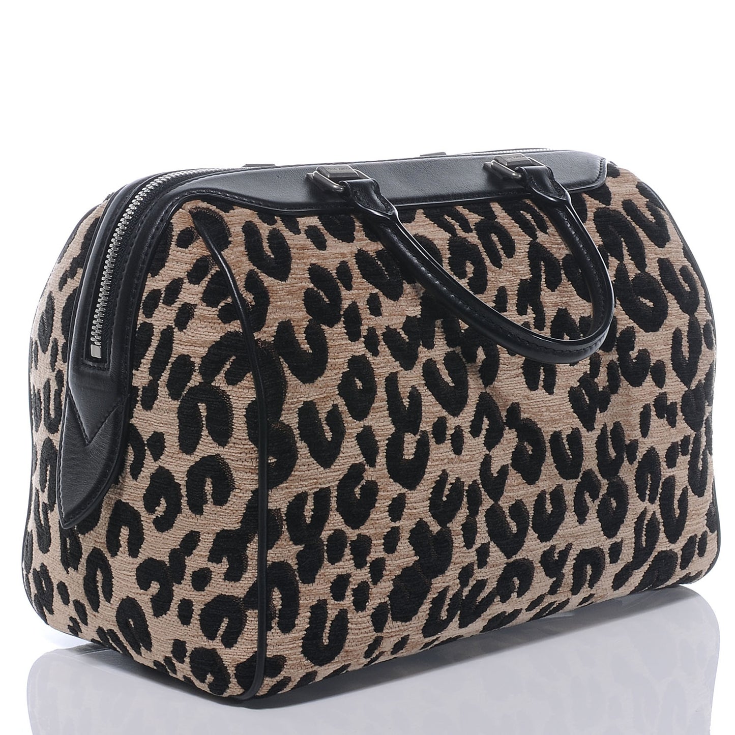 Jacquard Velvet Leopard Print Stephen Sprouse Speedy