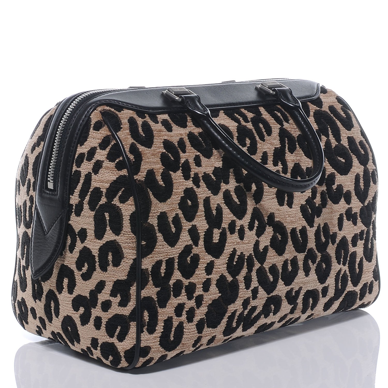 Louis Vuitton Jacquard Velvet Leopard Print Stephen Sprouse Speedy 3 of 8