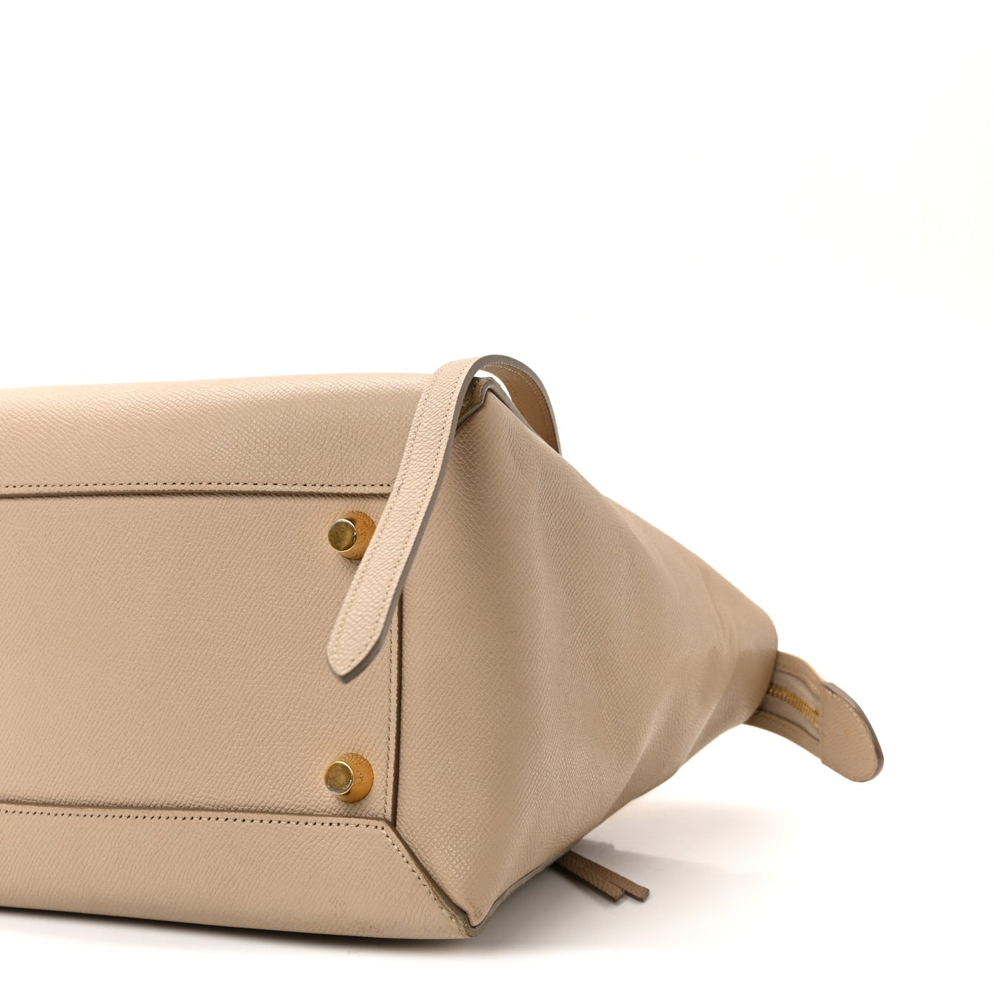Grained Calfskin Mini Belt Bag Light Taupe