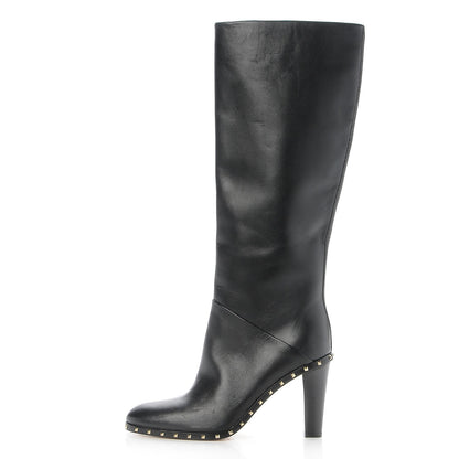 Valentino Garavani Nappa Soul Rockstud Boots 37 Black 1 of 12