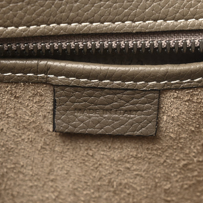 Celine Drummed Calfskin Nano Luggage Souris 7 of 15
