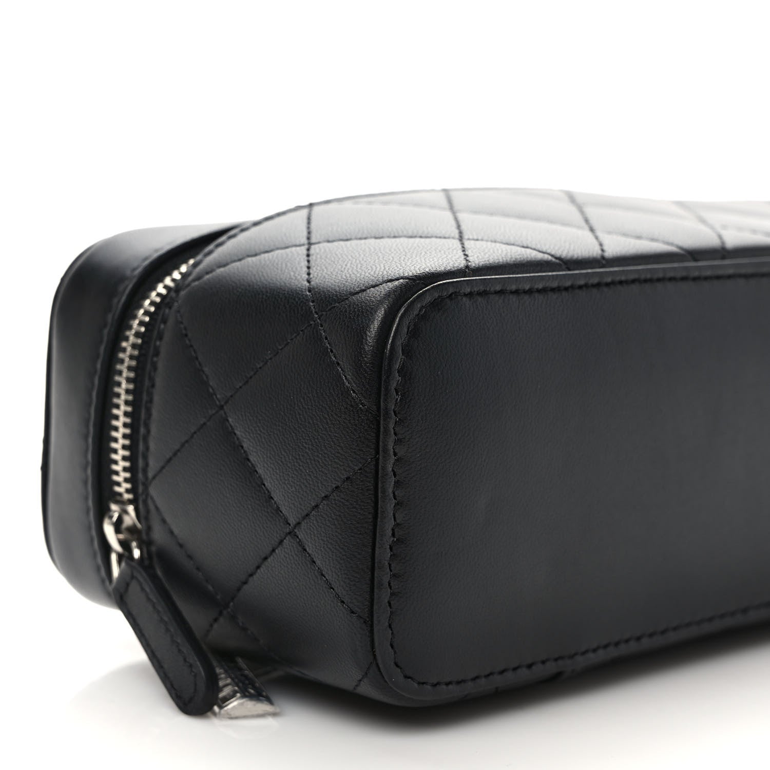 Chanel Lambskin Quilted Watch Case Black 9 of 10