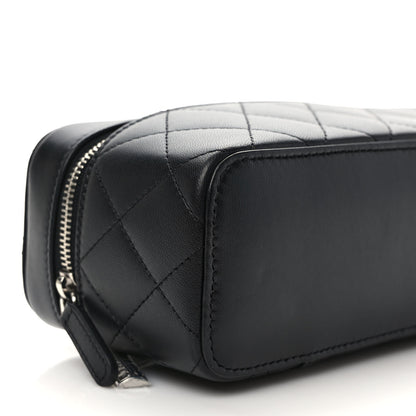 Chanel Lambskin Quilted Watch Case Black 9 of 10