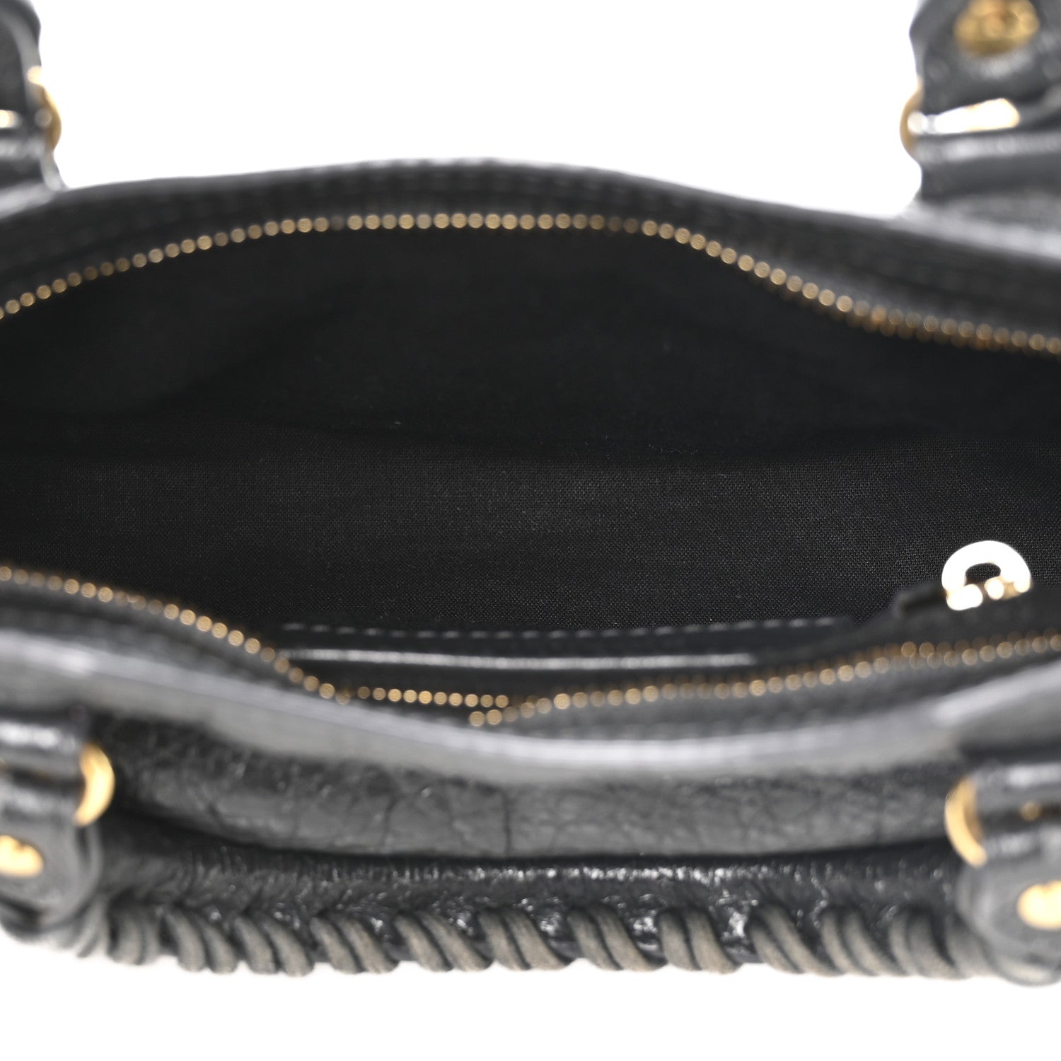 Balenciaga Agneau Giant 12 Gold Hardware Mini City Gris Fossile 6 of 11