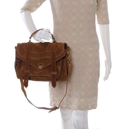 Proenza Schouler Suede PS1 Medium Satchel Tobacco 2 of 25