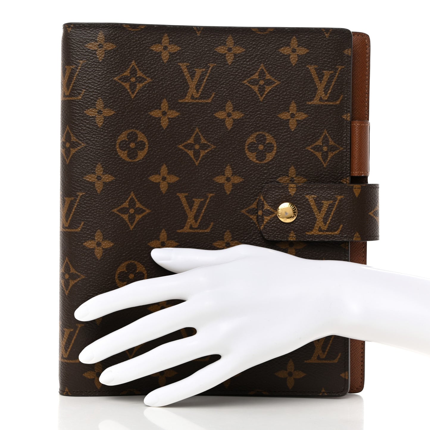 Monogram Large Ring Agenda Cover