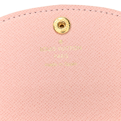Louis Vuitton Damier Azur Rosalie Coin Purse Rose Ballerine 6 of 10