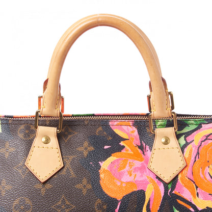 Louis Vuitton Monogram Roses Speedy 30 6 of 10