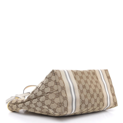 Gucci Monogram Web Medium Jolie Tote Yellow 4 of 11