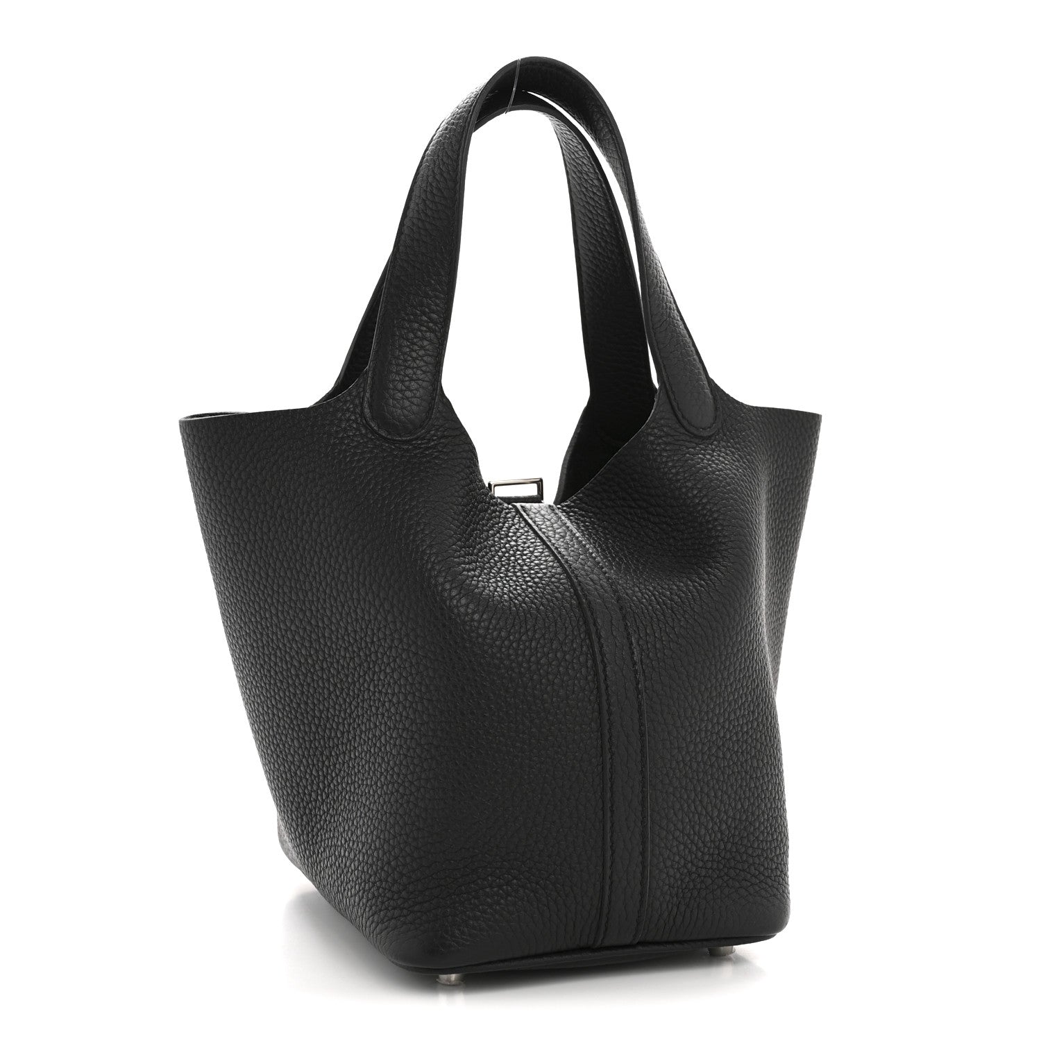 Hermes Taurillon Clemence Picotin Lock 18 PM Black 3 of 11