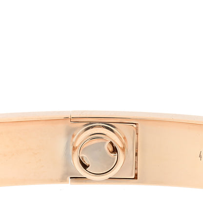 Cartier 18K Pink Gold 4 Diamond LOVE Bracelet 18 7 of 8
