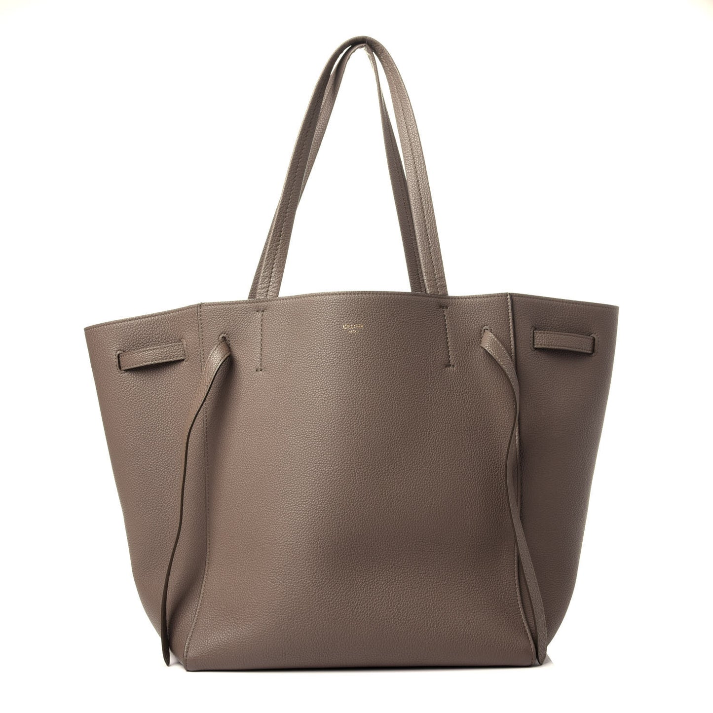 Soft Grained Calfskin Small Belt Cabas Phantom Taupe