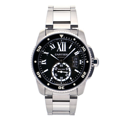 Cartier Stainless Steel 42mm Calibre de Cartier Diver Automatic Watch Black 1 of 7