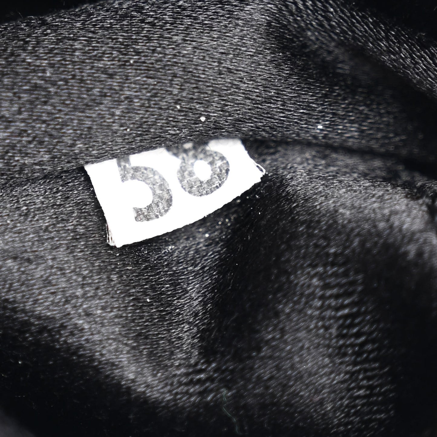 Calfskin Chain Strap Shoulder Bag Black