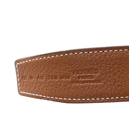 Hermes Box Togo 32mm H Belt 115 Black Gold 3 of 6