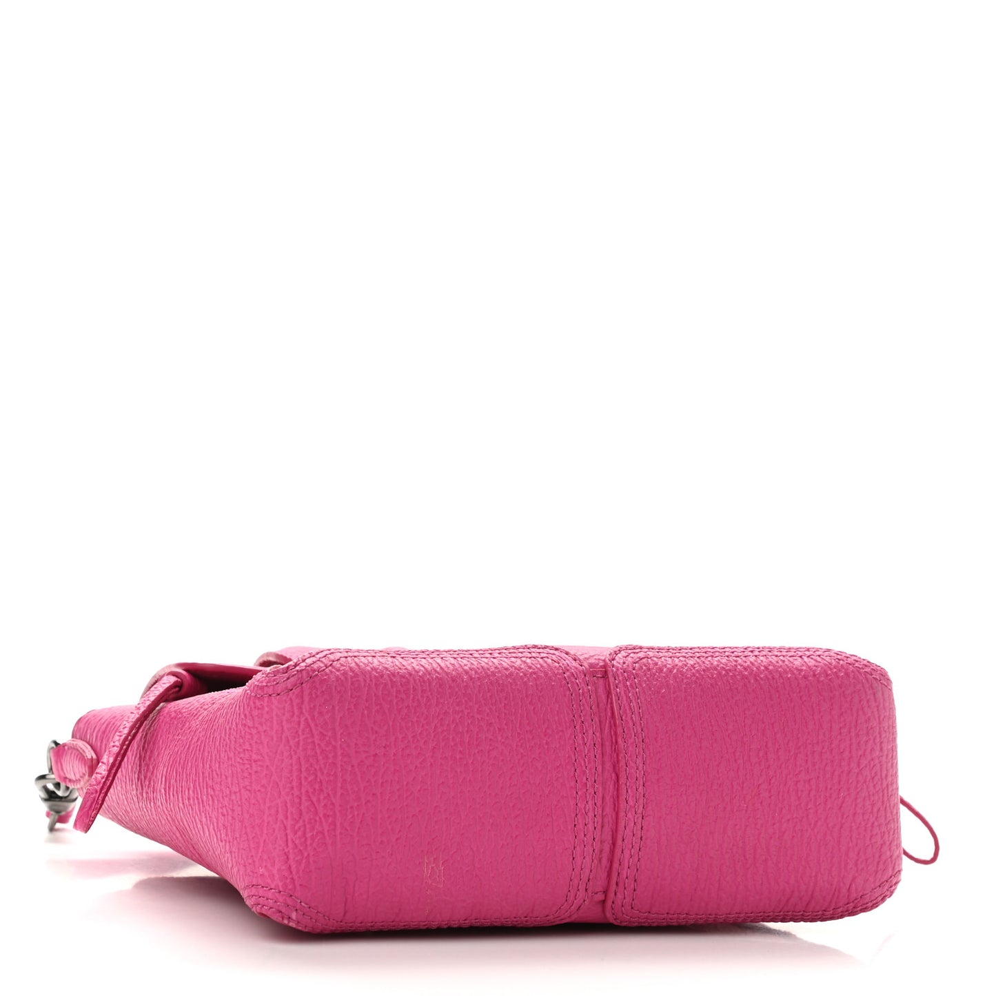 Textured Calfskin Mini Pashli Satchel Bright Fuchsia