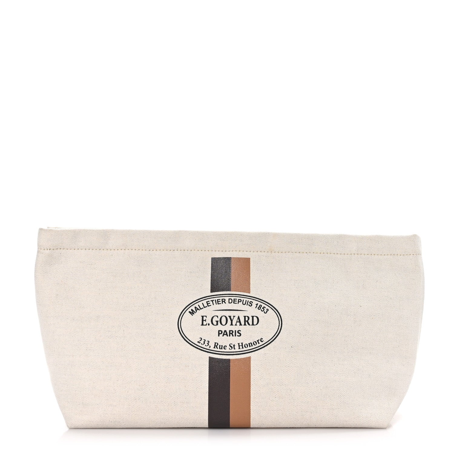 Goyard Canvas Necessaire Organizer Pouch Off White 1 of 7