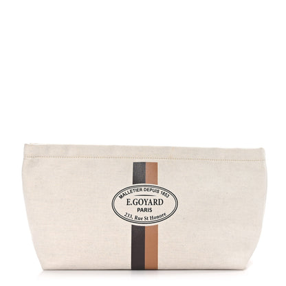 Goyard Canvas Necessaire Organizer Pouch Off White 1 of 7