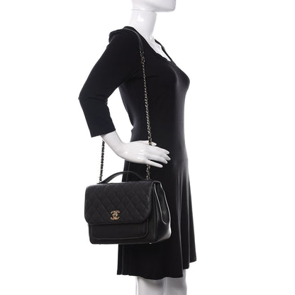 Chanel Caviar Quilted Large Business Affinity Flap Black 2 of 10