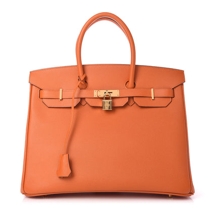 Hermes Epsom Birkin 35 Orange 1 of 10