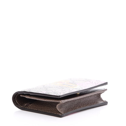 Gucci GG Supreme Monogram Bengal Card Case Beige Pink 4 of 8