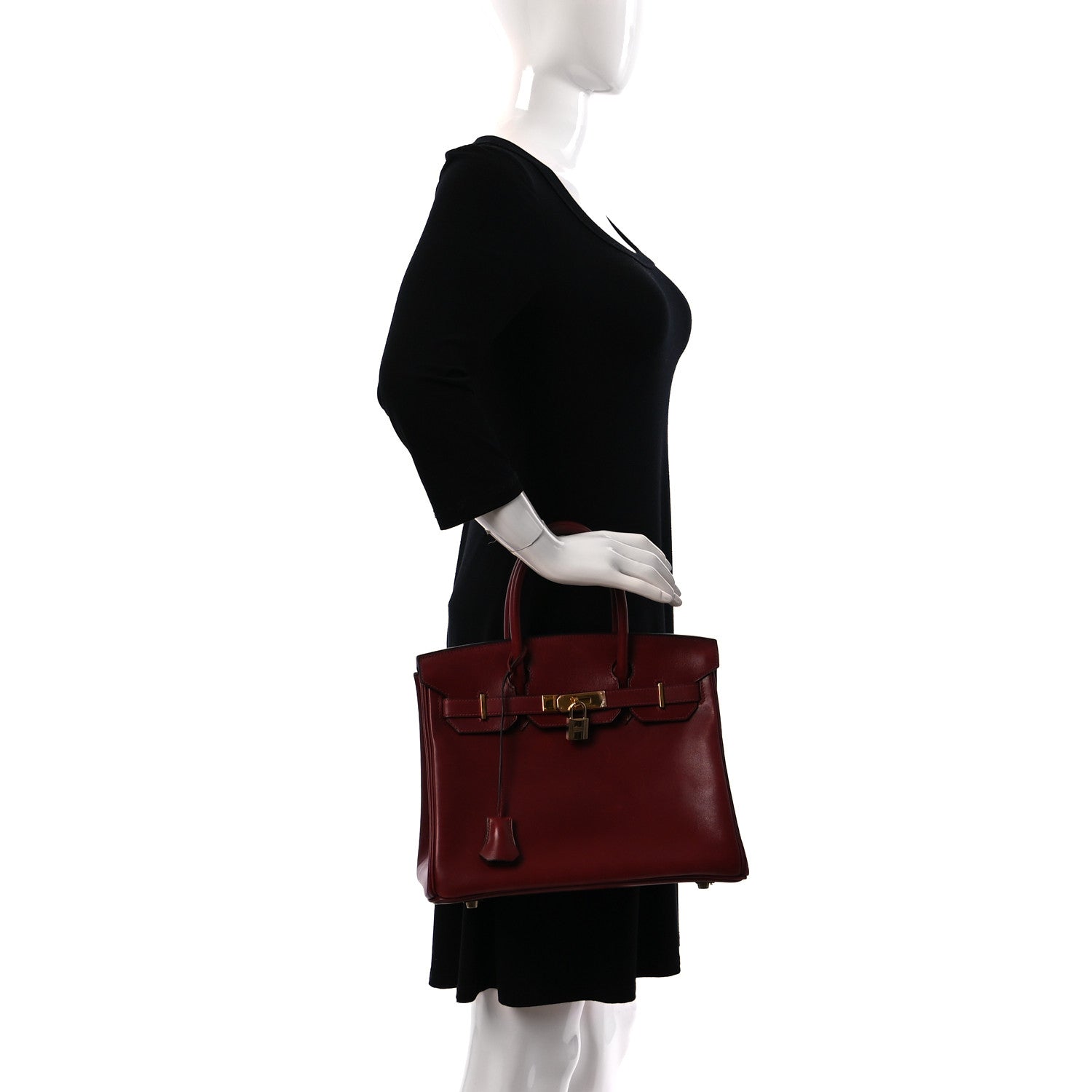 Hermes Box Birkin 30 Rouge H 2 of 21