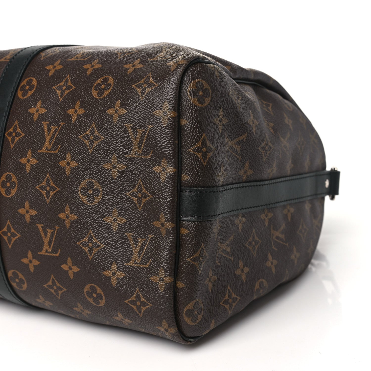 Louis Vuitton Monogram Macassar Keepall Bandouliere 45 9 of 10