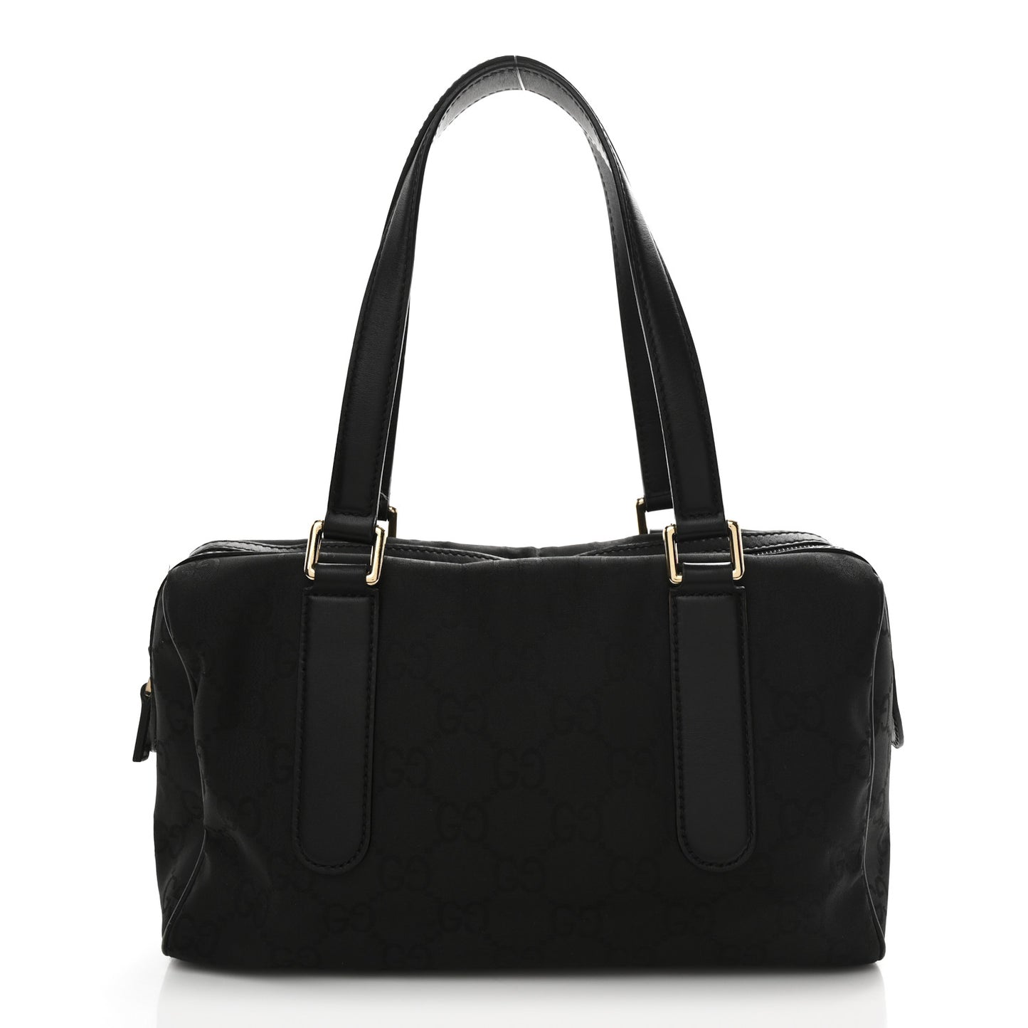 Nylon Monogram Small Boston Black