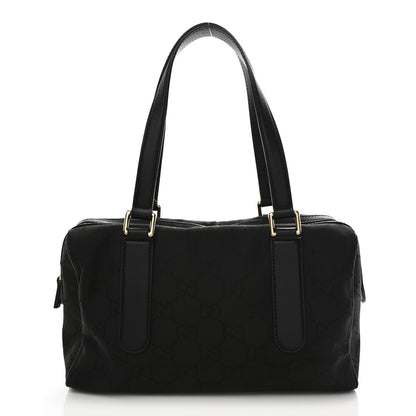 Gucci Nylon Monogram Small Boston Black 1 of 12